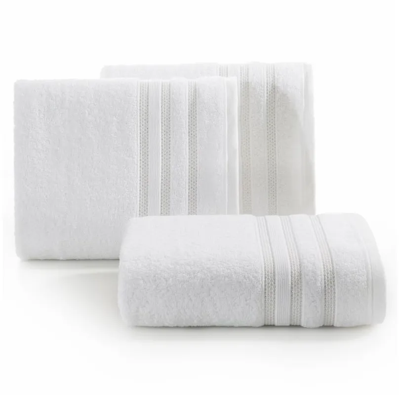 Ręcznik bawełniany biały R-43-2