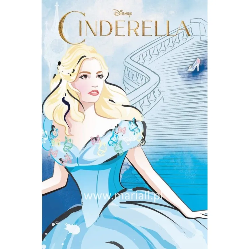 Ręcznik bawełniany licencyjny Księżniczka Cinderella 40x60 RDH-30