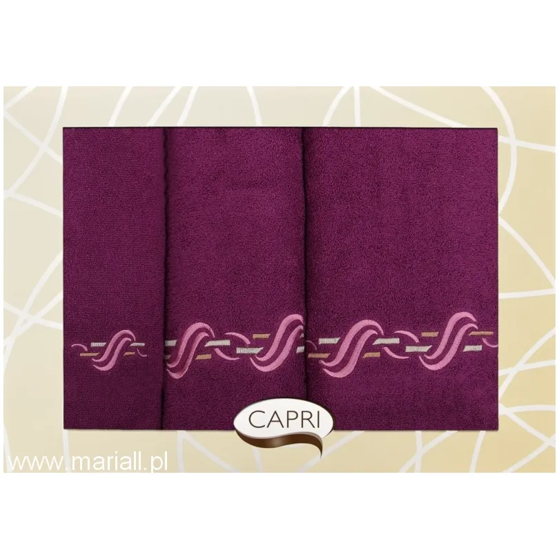 Komplet ręczników 3RC1 Capri 3-częściowy