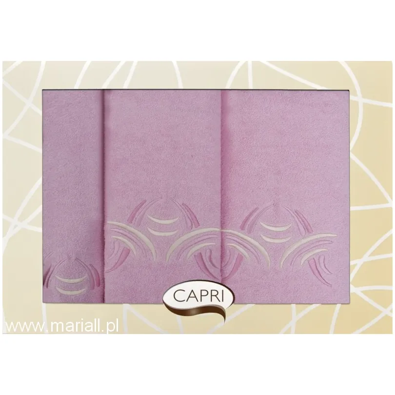 Komplet ręczników 3RC18 Capri 3-częściowy
