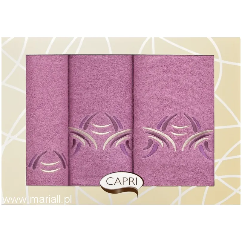 Komplet ręczników 3RC19 Capri 3-częściowy