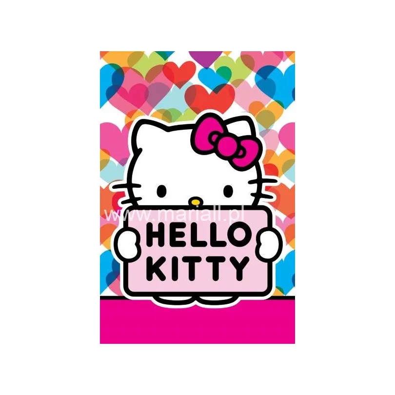 Ręcznik bawełniany licencyjny Hello Kitty 40x60 RDH-22