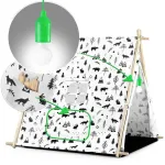 Namiot domek dla dzieci z lampką w leśne zwierzęta JS-740500