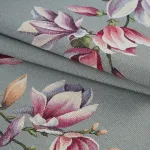 Bieżnik gobelinowy z tkanym wzorem w magnolie OJD-01-B