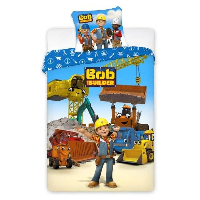 Pościel licencyjna bawełniana Bob budowniczy POW-62