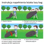 Materac-leżak Lazy Bag PUFA-01