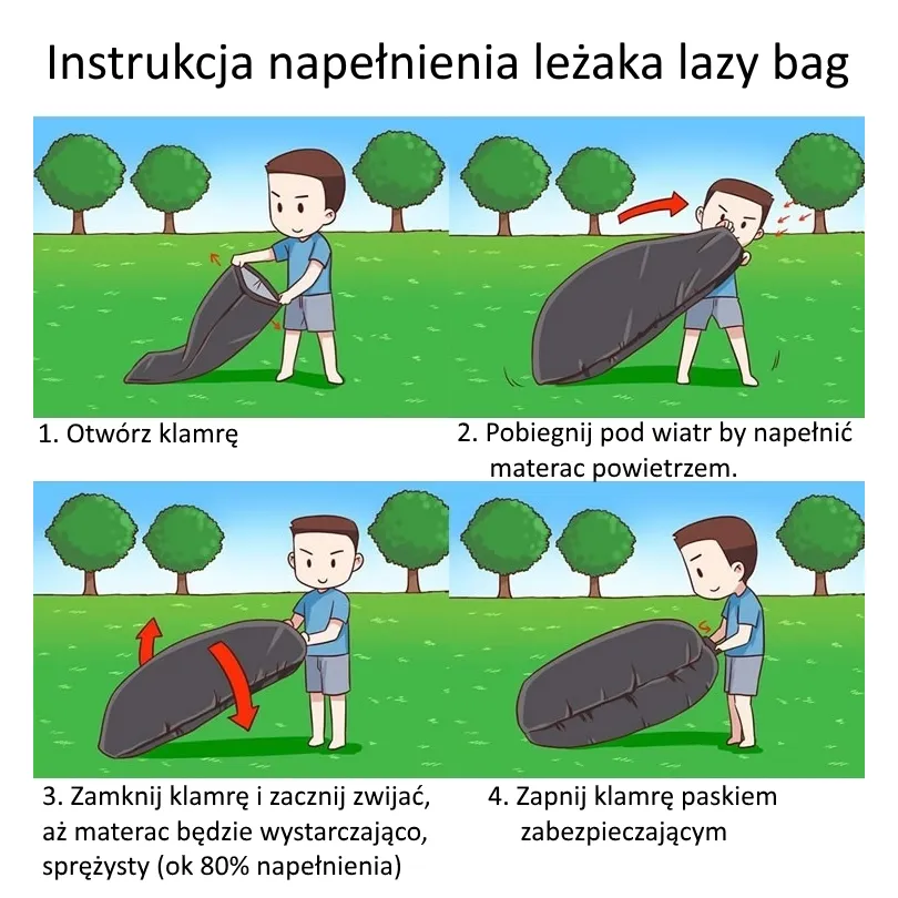Materac-leżak Lazy Bag PUFA-01