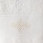Ręcznik bawełniany zdobiony ornamentem R10-01