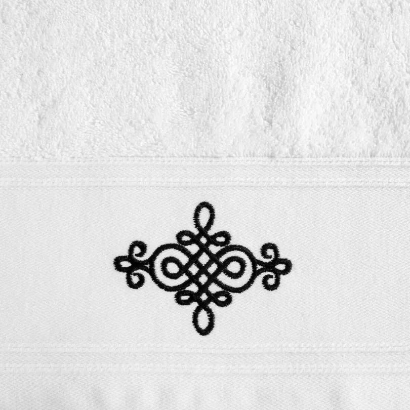 Ręcznik bawełniany zdobiony ornamentem R10-06