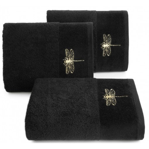 Ręcznik bawełniany czarny R148-10