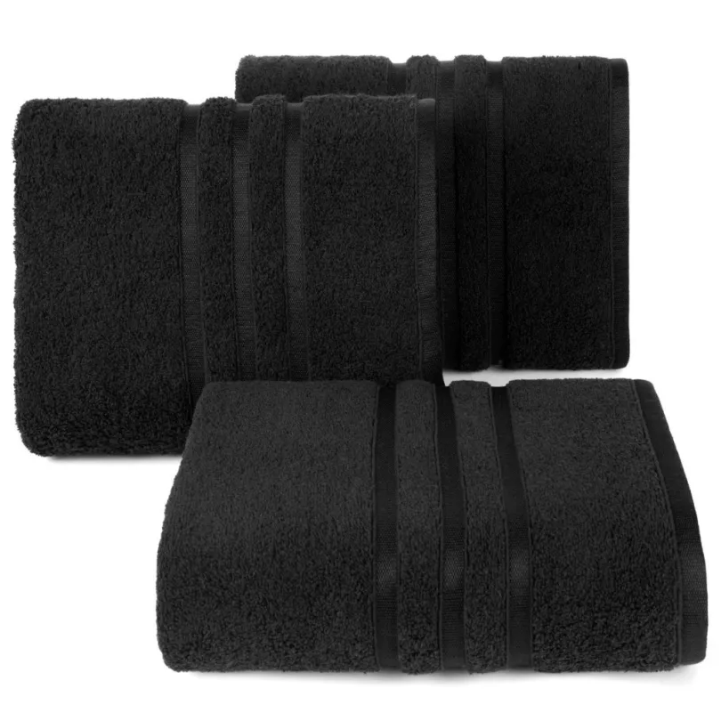 Ręcznik bawełniany czarny R152-06
