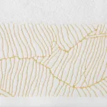 Recznik bawełniany z żakardową bordiurą biały R162-01