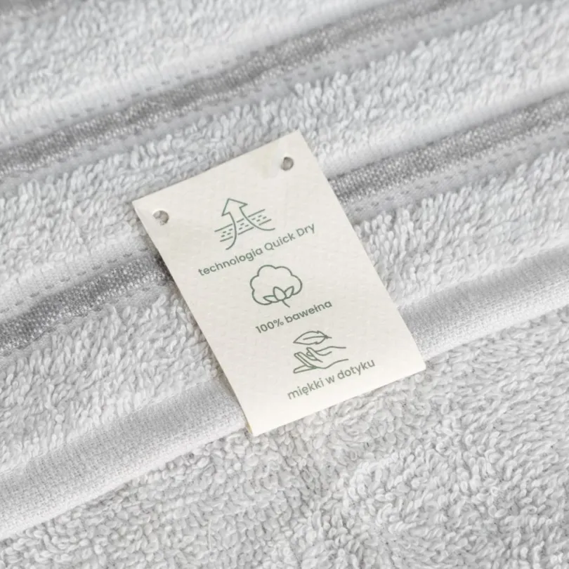Ręcznik szybkoschnący srebrny R165-03