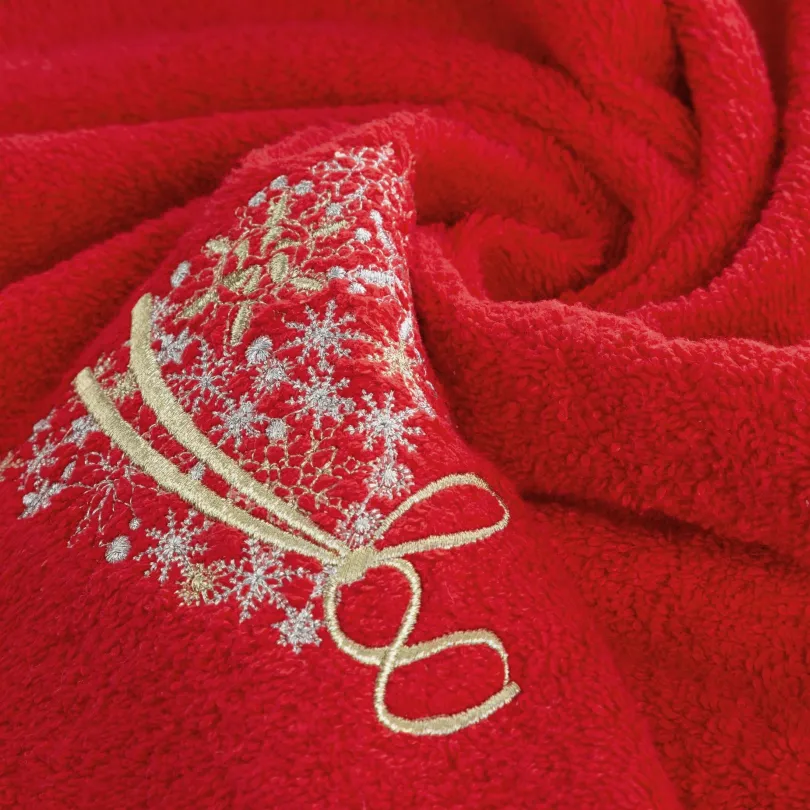 Ręcznik bawełniany z świąteczną aplikacją R168-02