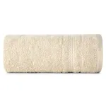 Ręcznik bawełniany beżowy z ozdobną bordiurą R174-03