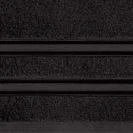 Ręcznik bawełniany czarny z ozdobną bordiurą R175-06