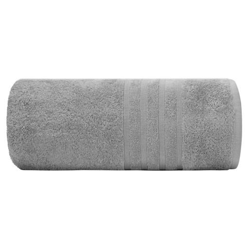 Ręcznik bawełniany z bordiurą srebrny R179-03