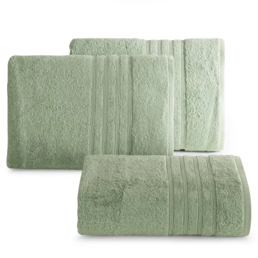 Ręcznik bawełniany z bordiurą miętowy R179-08