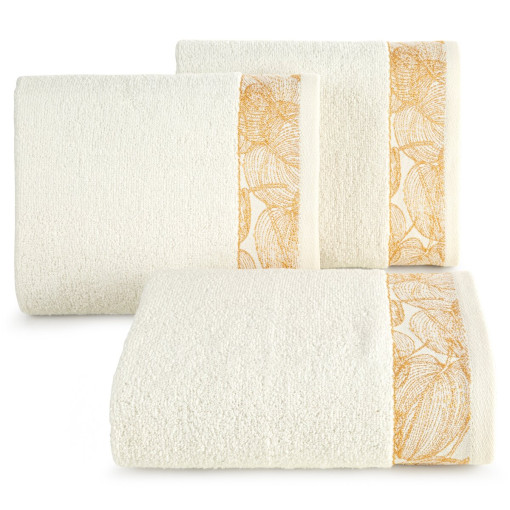 Ręcznik bawełniany z żakardową bordiurą R188-01