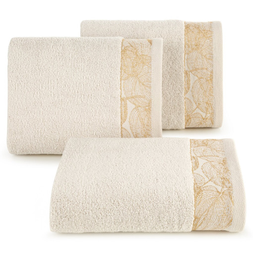 Ręcznik bawełniany z żakardową bordiurą R188-02