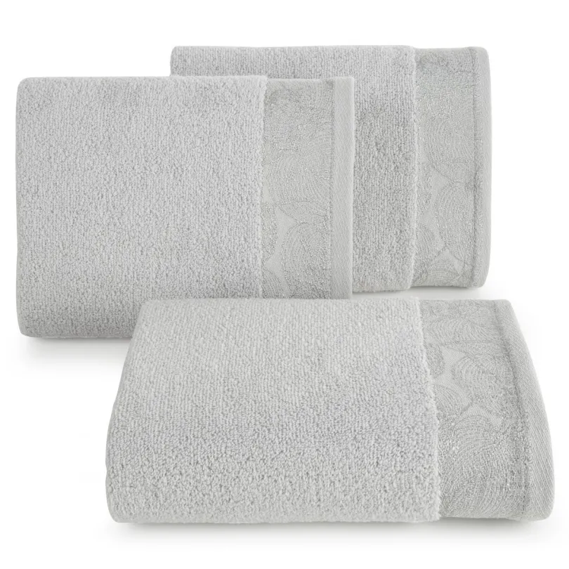 Ręcznik bawełniany z żakardową bordiurą R188-03