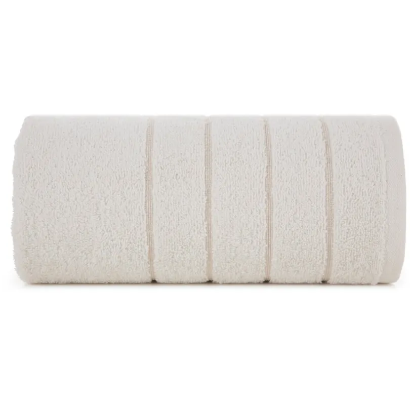 Ręcznik bawełniany z bordiurą w paseczki R190-01