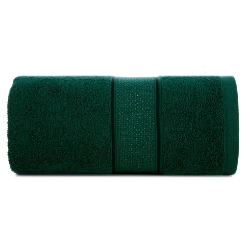 Ręcznik bawełniany z bordiurą przetkaną błyszczącą nicią R194-09