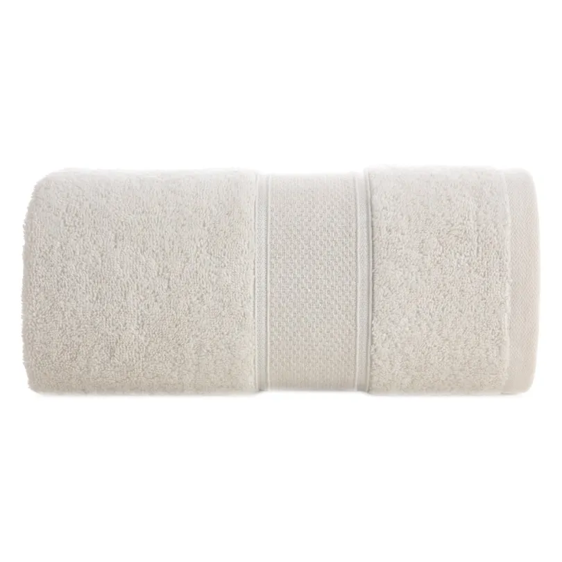 Ręcznik bawełniany z bordiurą przetkaną błyszczącą nicią R194-01