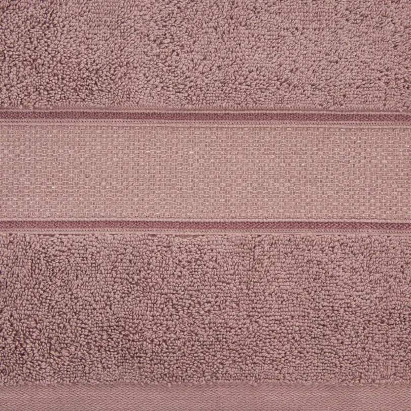 Ręcznik bawełniany z bordiurą przetkaną błyszczącą nicią R194-07