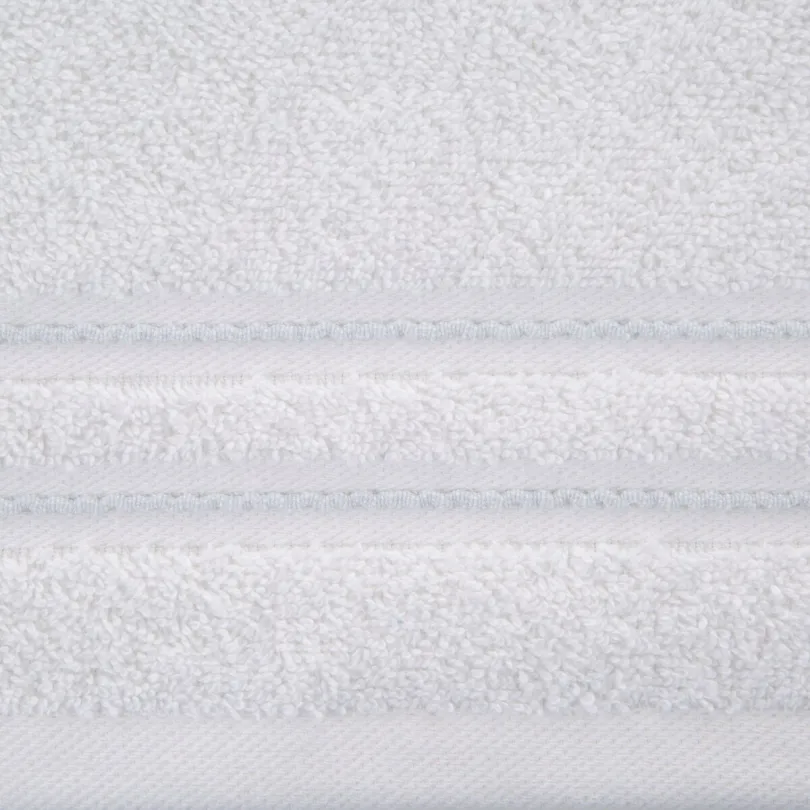 Ręcznik bawełniany ze stebnowaną bordiurą R195-01