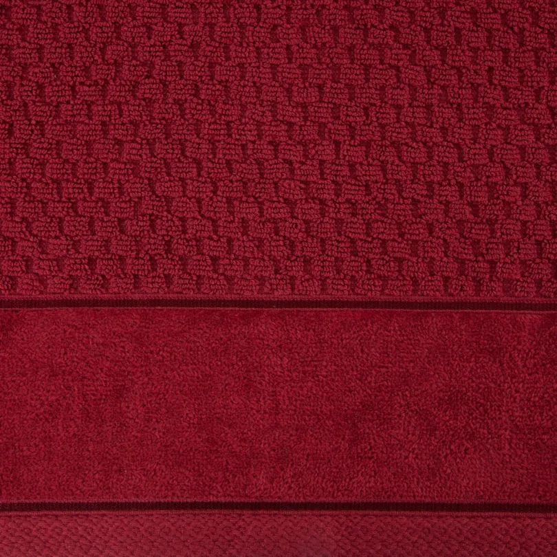 Ręcznik bawełniany z welurową bordiurą R196-13
