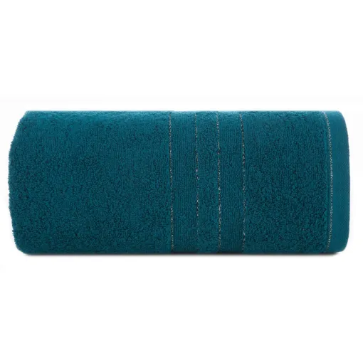 Ręcznik bawełniany z bordiurą zdobioną błyszczącą nicią R197-11