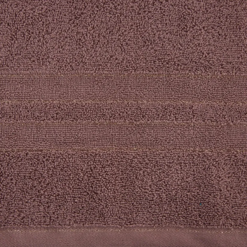 Ręcznik bawełniany z bordiurą zdobioną błyszczącą nicią R197-07