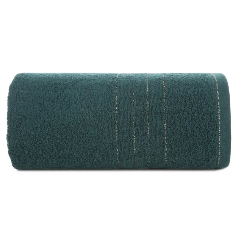 Ręcznik bawełniany z bordiurą zdobioną błyszczącą nicią R197-09