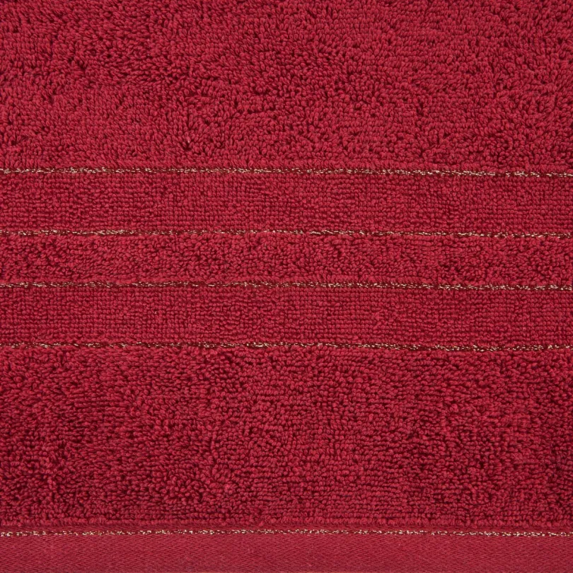 Ręcznik bawełniany z bordiurą zdobioną błyszczącą nicią R197-13