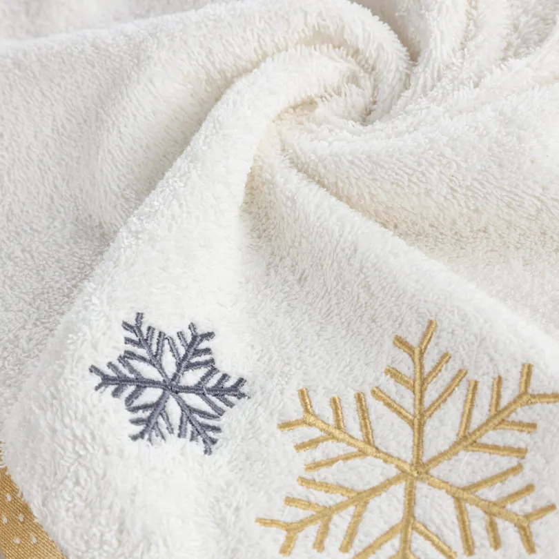 Ręcznik bawełniany z świątecznym haftem R198-01