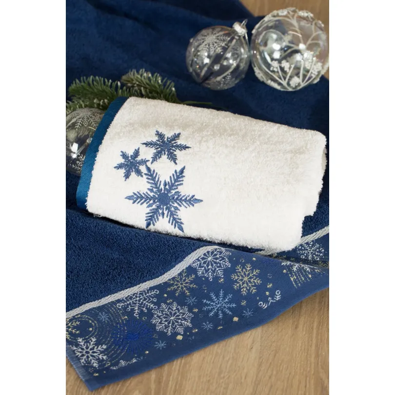 Ręcznik świąteczny z żakardową bordiurą R199-02