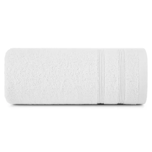 Ręcznik bawełniany z tkaną bordiurą R201-01