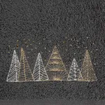 Ręcznik świąteczny z haftem i dżetami R203-18