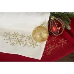 Ręcznik świąteczny z wyhaftowaną śnieżynką R203-07