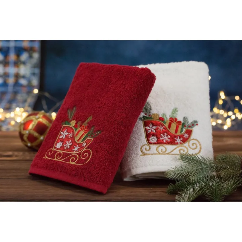Ręcznik świąteczny z aplikacją R203-23