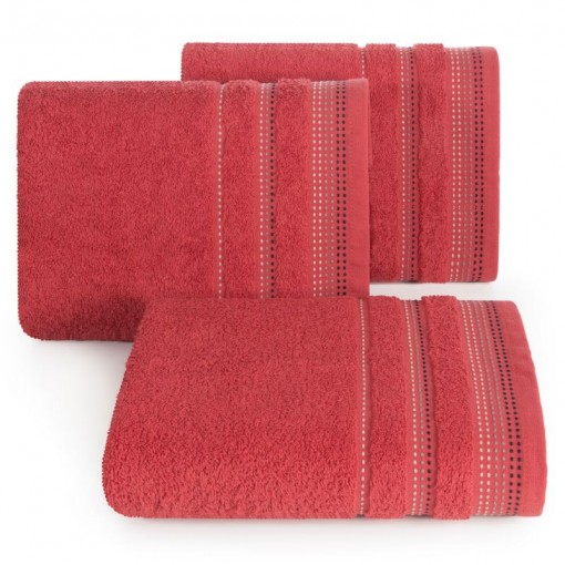 Ręcznik bawełniany czerwony  R3