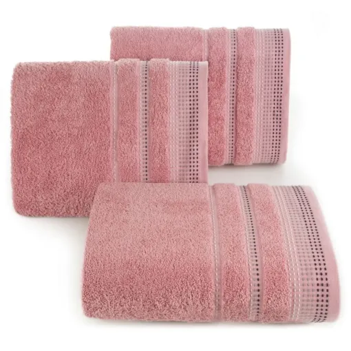 Ręcznik bawełniany pudrowy R3-23