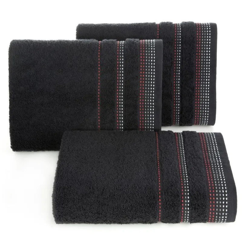 Ręcznik bawełniany czarny R3-21