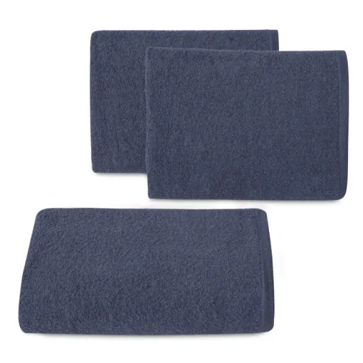 Ręcznik bawełniany gładki chabrowy R46-15