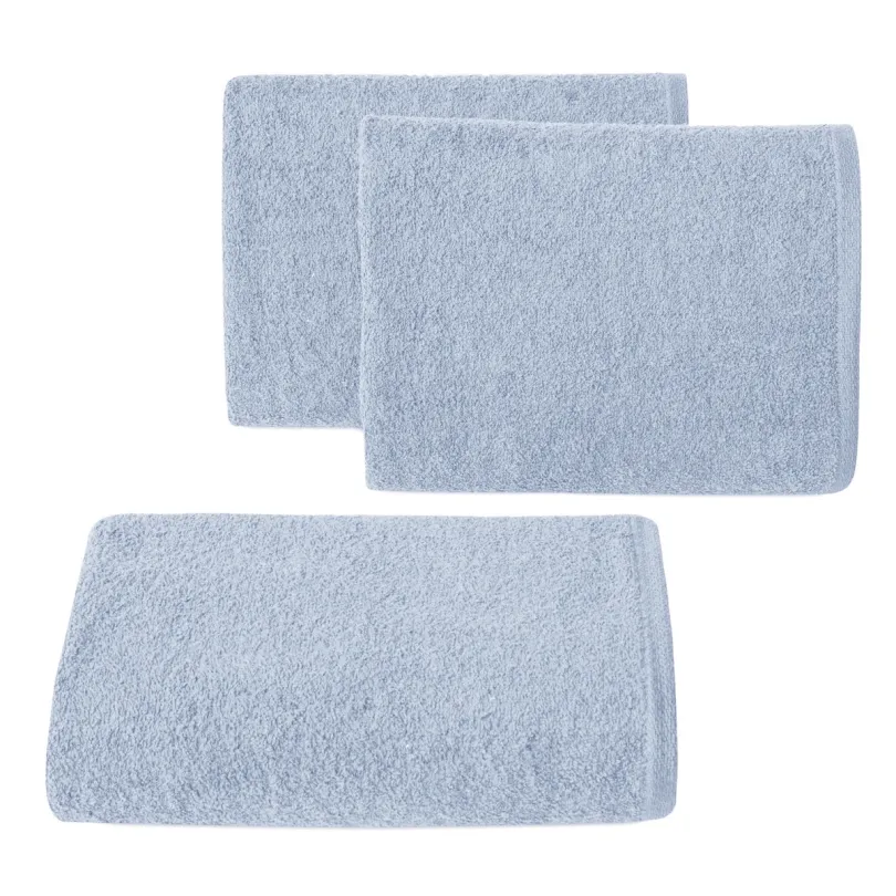 Ręcznik bawełniany gładki blękitny R46-14
