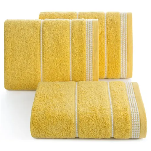 Ręcznik bawełniany żółty  R77
