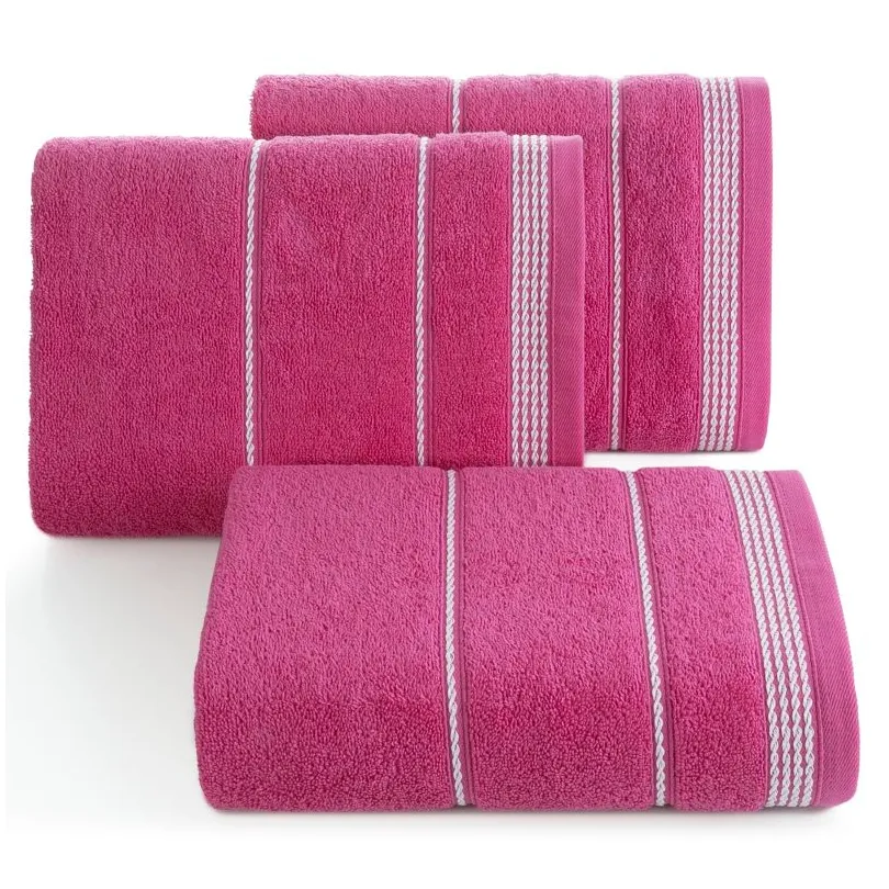 Ręcznik bawełniany różowy R77