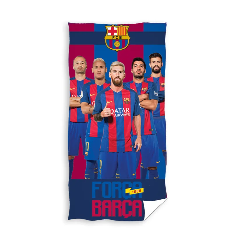 Ręcznik bawełniany licencyjny FC Barcelona 75x150 RDB-45