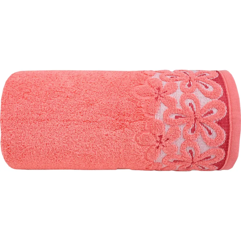 Ręcznik bawełniany Greno koralowy RFQ-10